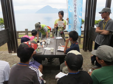 夏休み ウチダザリガニ防除イベント2