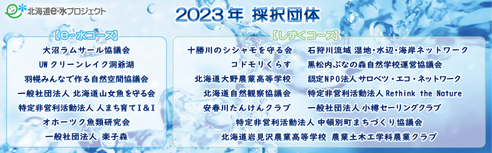 2023採択団体